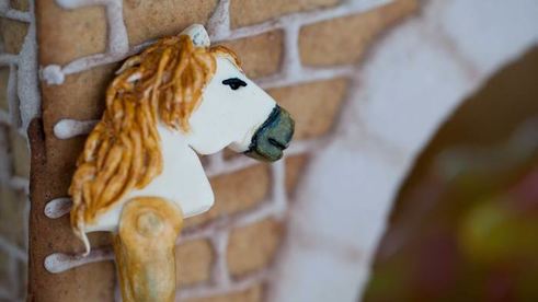 пряничный камин