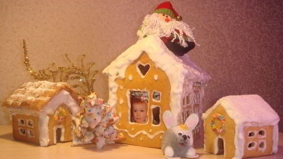 Рецепт Пряничных домиков В гостях у зимней сказки