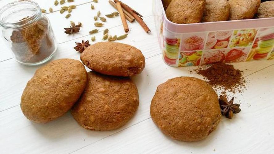 Рецепт пряников с орешками на цельнозерновой муке
