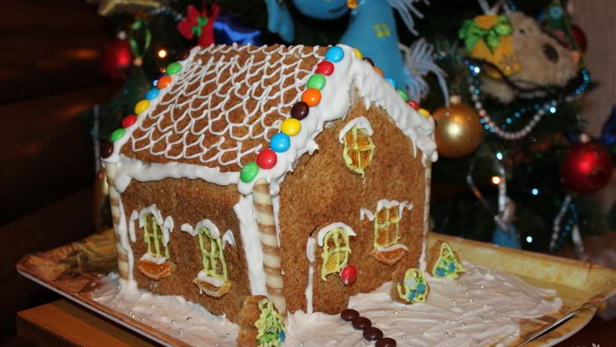 Рецепт рождественского пряничного ароматного домика