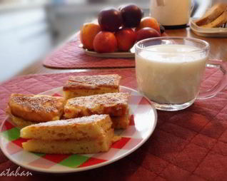 Творожно-яблочная коврижка