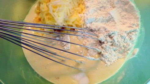 творожно-яблочная коврижка