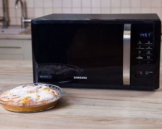 Ароматная шарлотка в микроволновке Samsung