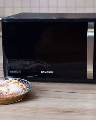 Ароматная шарлотка в микроволновке Samsung