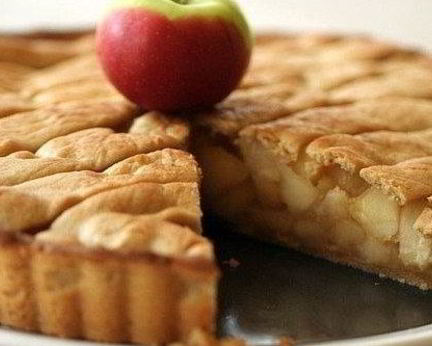 Классическая польская шарлотка с яблоками