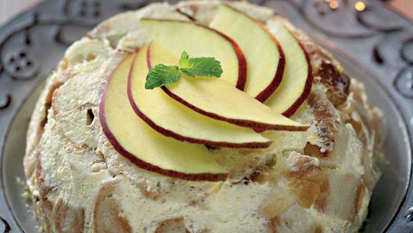 Рецепт Мексиканской ванильной шарлотки с манго