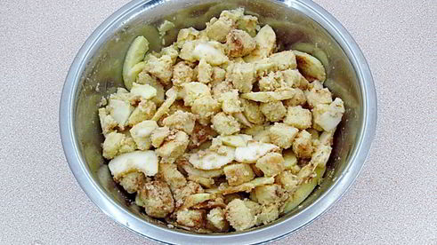 шарлотка из белого хлеба