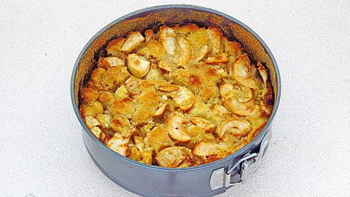 шарлотка из белого хлеба