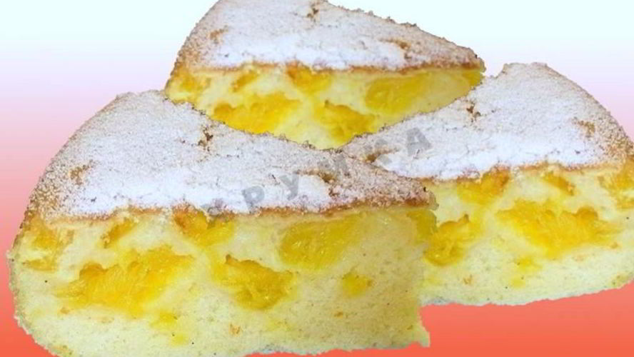 Рецепт шарлотки с апельсинами в мультиварке