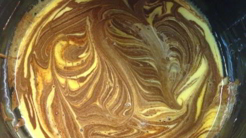 шарлотка с бананами