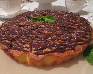 Шарлотка с черносливом по-итальянски