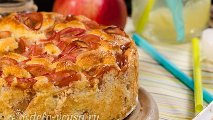 Рецепт шарлотки с розами иза яблока