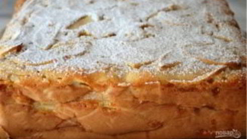 шарлотка с яблоком