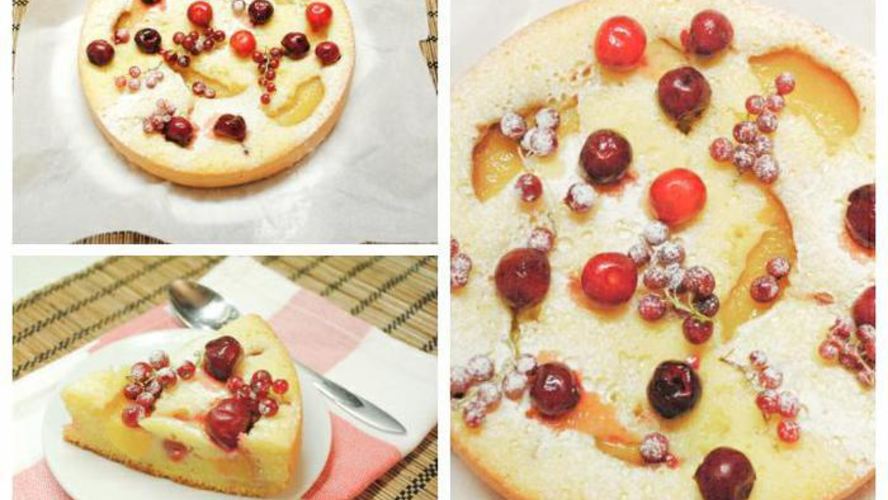 Рецепт шарлотки с ягодами