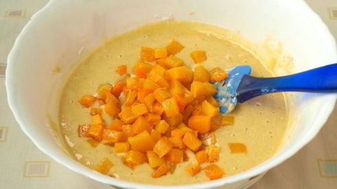 шарлотка с запеченной тыквой