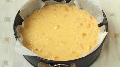 шарлотка с запеченной тыквой