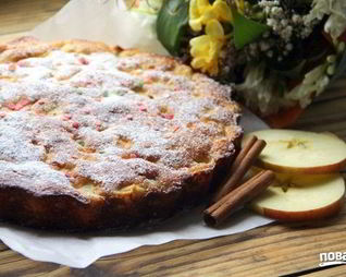 Шарлотка творожная