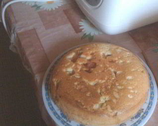 Шарлотка яблочно-вишневая