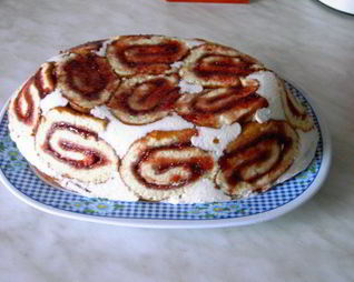 Творожно-сливочная шарлотка