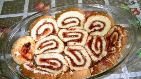 творожно-сливочная шарлотка