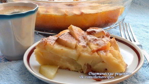 Рецепт Творожно-яблочной шарлотка