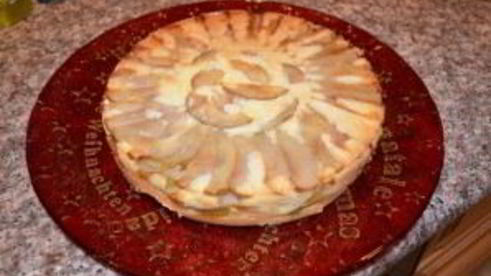 яблочная шарлотка простая