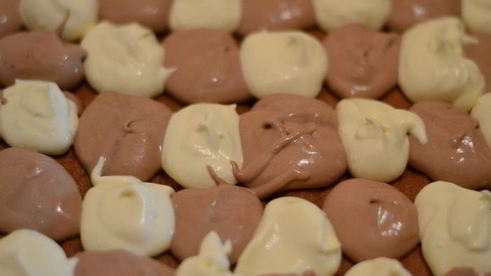 шоколадно-трюфельный рулет