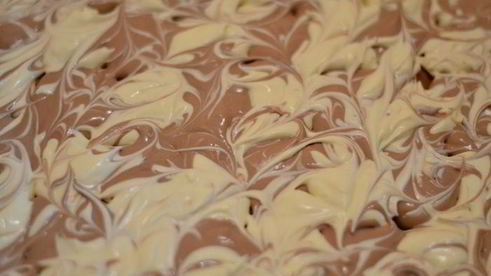 шоколадно-трюфельный рулет