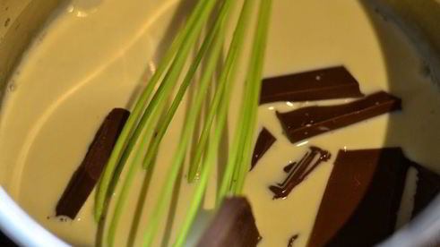 шоколадно-трюфельный рулет