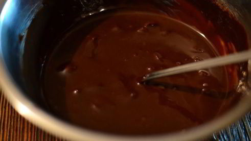 шоколадно-трюфельный рулет