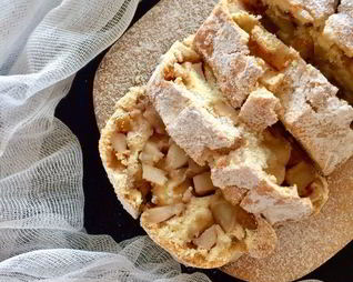 Быстрый яблочный штрудель