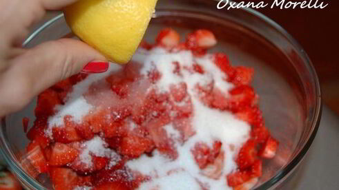 клубничный штрудель с рикоттой