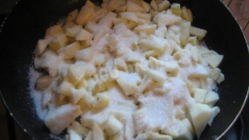 штрудель из лаваша с яблоками