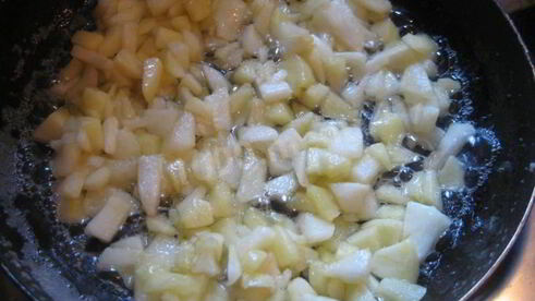 штрудель из лаваша с яблоками