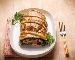 Штрудель из семги