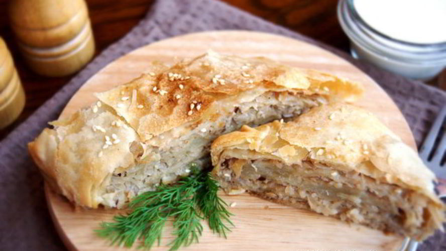 Рецепт штруделя с капустого