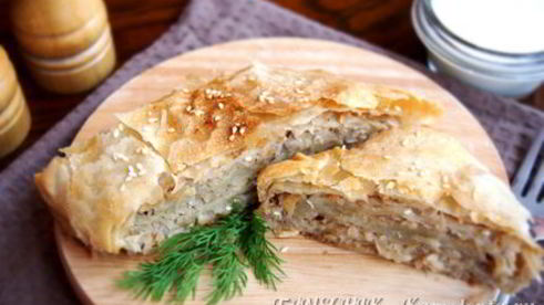 штрудель с капустой