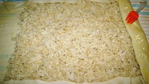 штрудель с капустой