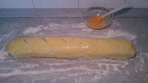 штрудель с мясом