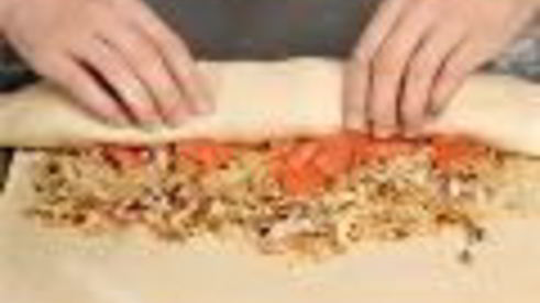 штрудель с семгой