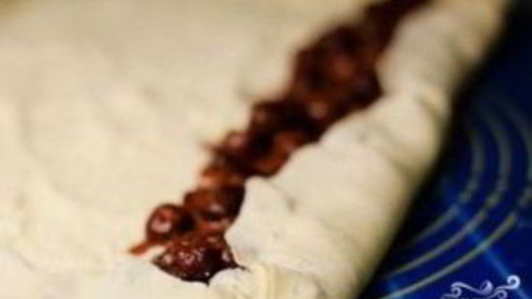 штрудель с творогом и вишней