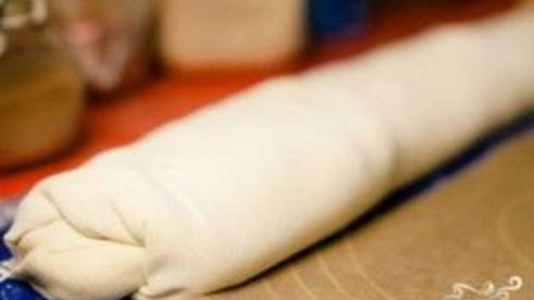 штрудель с творогом и вишней