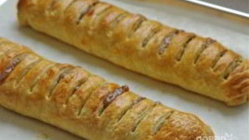 штрудель с яблоками и корицей