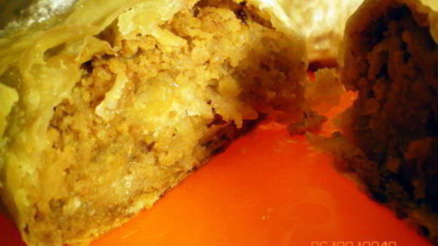 Рецепт штруделя с яблоками и орехами
