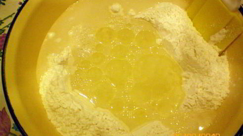 штрудель с яблоками и орехами