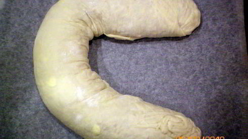 штрудель с яблоками и орехами