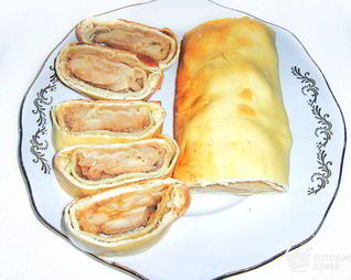 Штрудель с яблоками