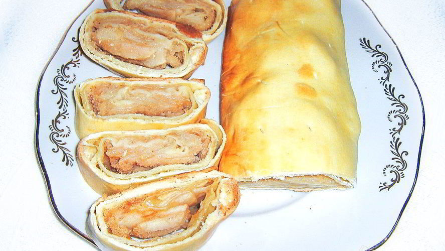 Рецепт штруделя с яблоками