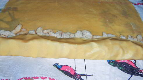 штрудель с яблоками