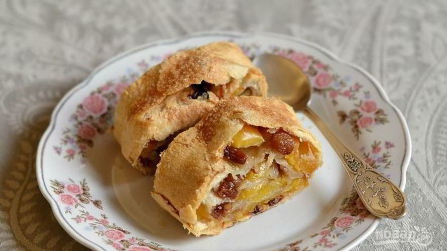 Рецепт венского штруделя с яблоками